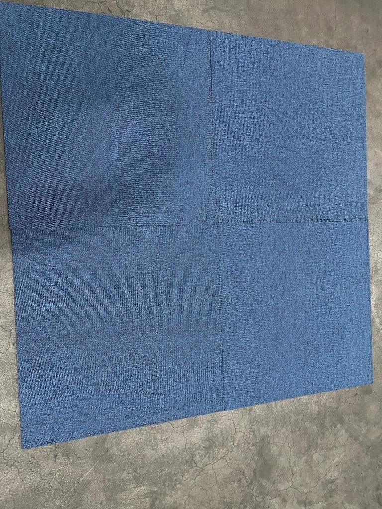 Projecttapijttegels in de kleur blauw €1,25 per tegel nieuw, Ophalen of Verzenden, Blauw, Tapijttegels