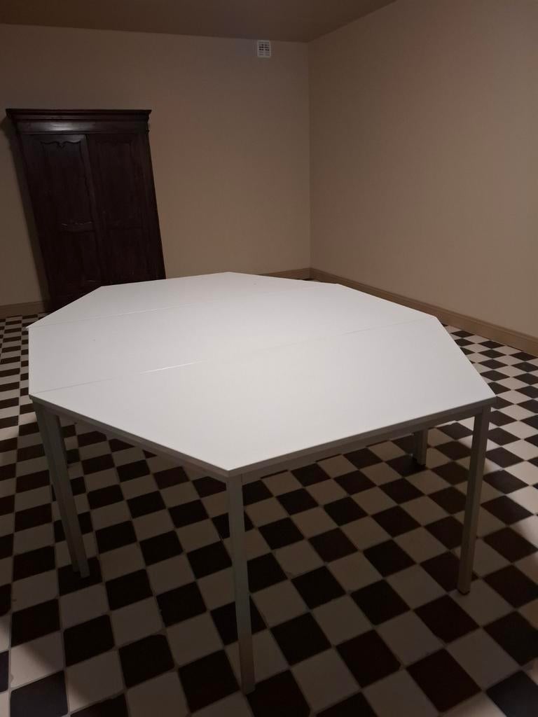 Vergadertafel/kantoortafel 3-delig, Ophalen, Zo goed als nieuw, Campingkast