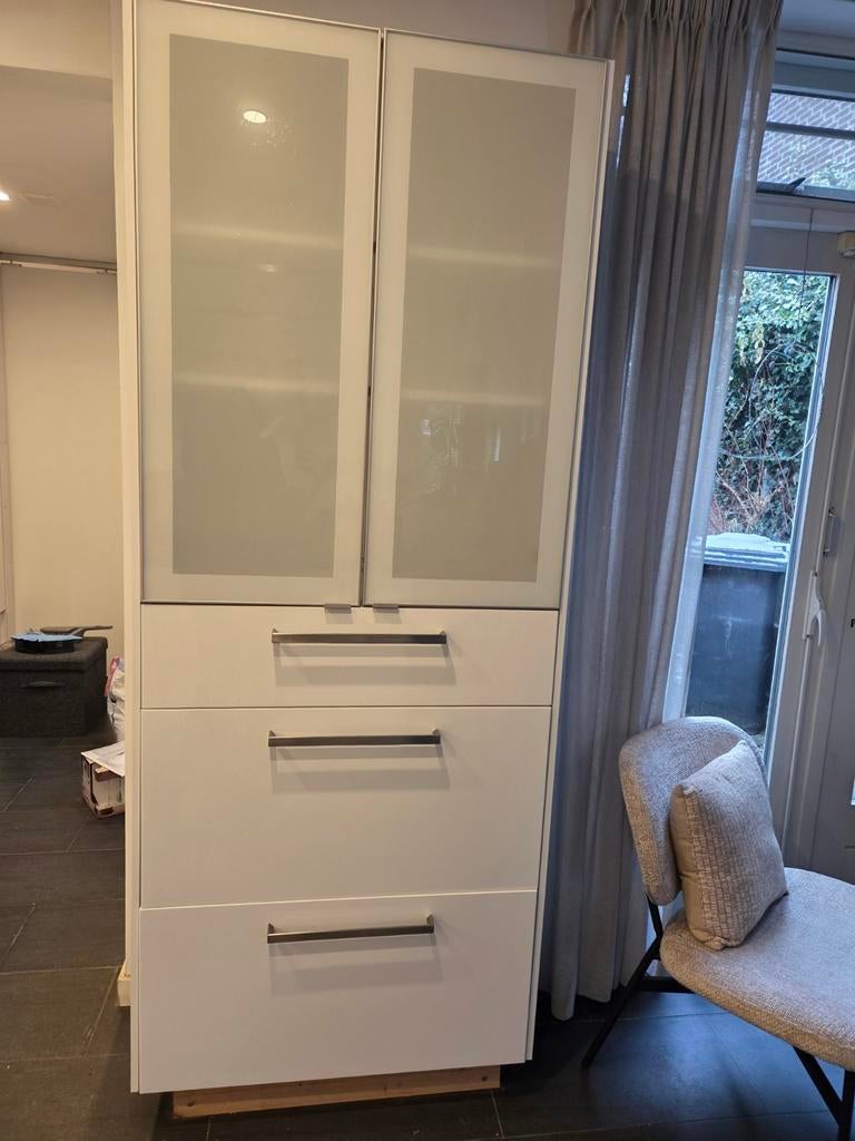 Witte IKEA METOD keukenkast, Gebruikt, 200 cm of meer, 50 tot 100 cm, Modern