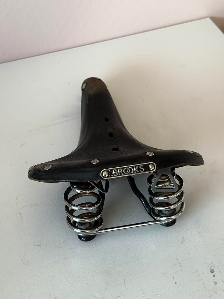 Brooks B67 leren fietszadel, Fietsen en Brommers, Fietsonderdelen, Ophalen of Verzenden, Zo goed als nieuw, Zadel