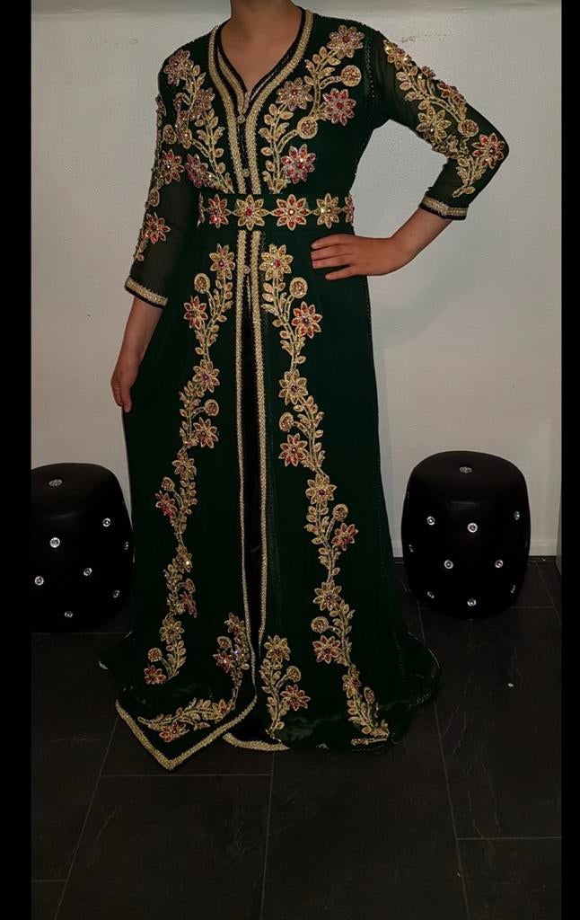 Prachtige Marokkaanse Takchita, Maat 38/40 (M), Galajurk, Ophalen of Verzenden, Zo goed als nieuw