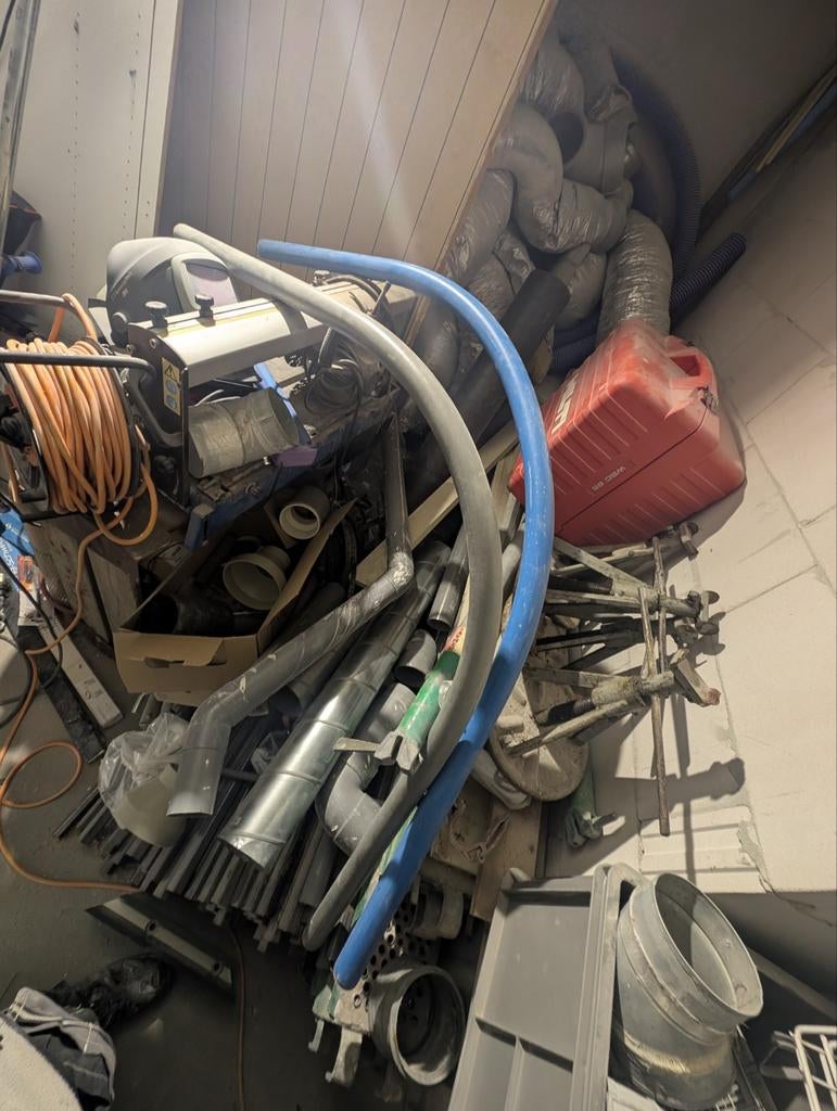 Invoerbochten meterkast water (blauw) en Elektra grijs 50 mm, Doe-het-zelf en Verbouw, Buizen en Afvoer, Ophalen, Overige materialen