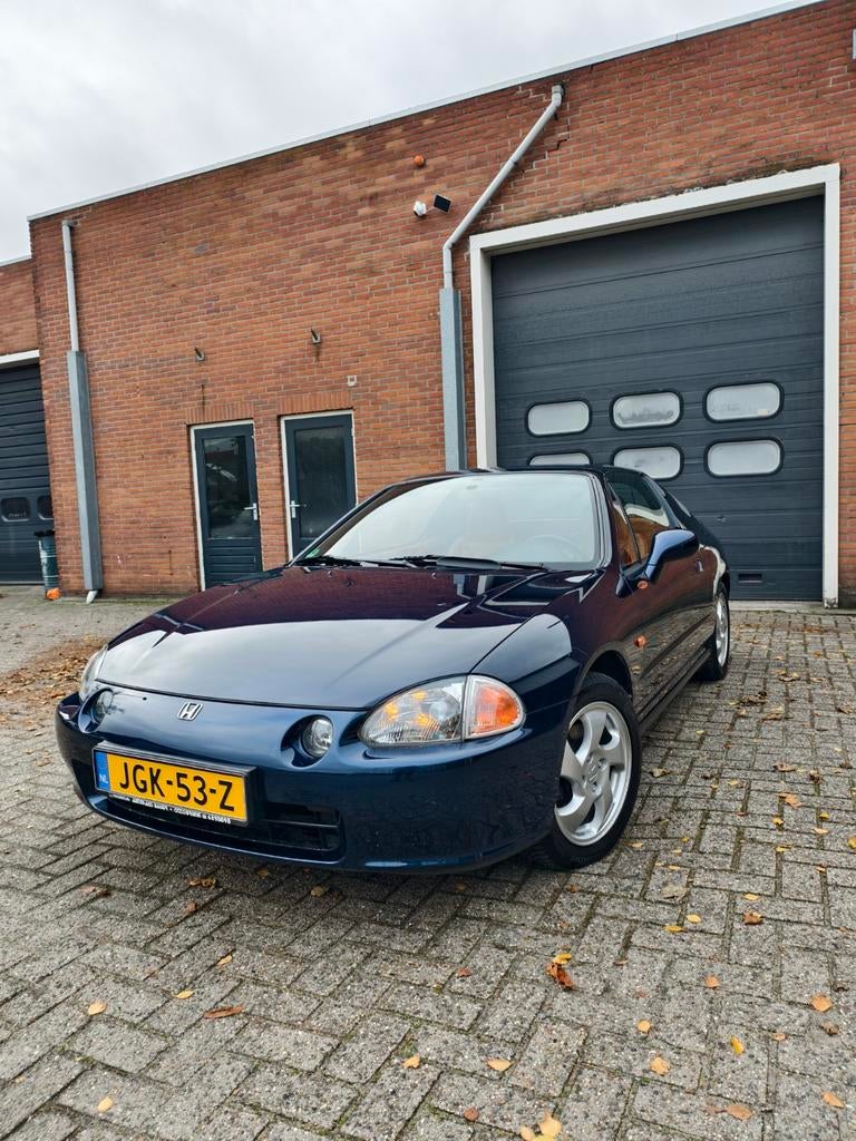Honda CRX Del Sol 1.6 Motegi uitvoering, lage km., Auto's, Honda, Voorwielaandrijving, 1005 kg, 125 pk, 4 cilinders