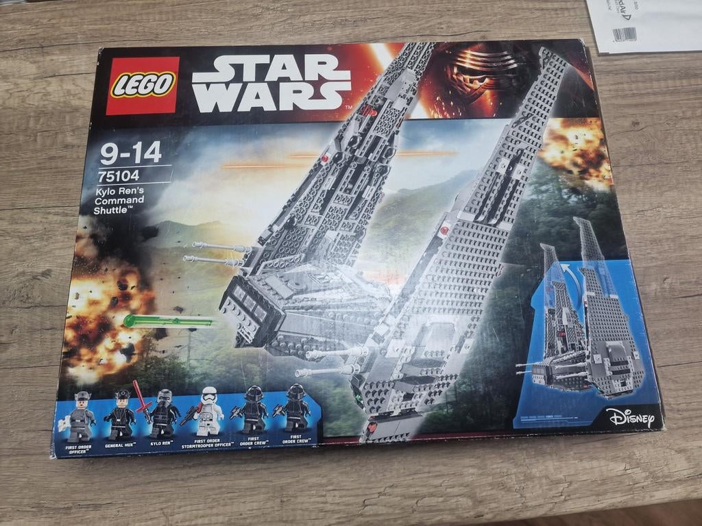 Lego Star Wars 75104 Kylo Rens Command Shuttle, Ophalen of Verzenden, Nieuw