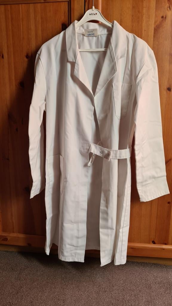 Witte bedrijfsjas., Ophalen of Verzenden