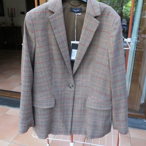 Jas nieuw ruit Terre Bleue mt 44, Overige kleuren, Terre Bleue, Maat 42/44 (L), Nieuw