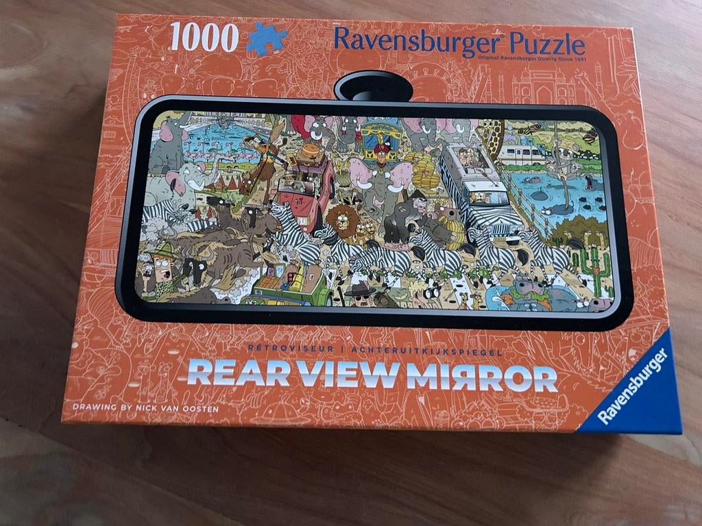 Rear View Mirror NIEUW 1000 stukjes, Ophalen of Verzenden, 500 t/m 1500 stukjes, Nieuw, Legpuzzel