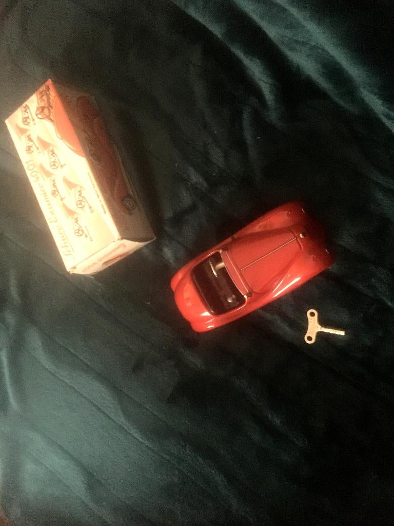 SCHUCO Examico 4001 rode metalen automodel - in nieuwstaat, Ophalen of Verzenden