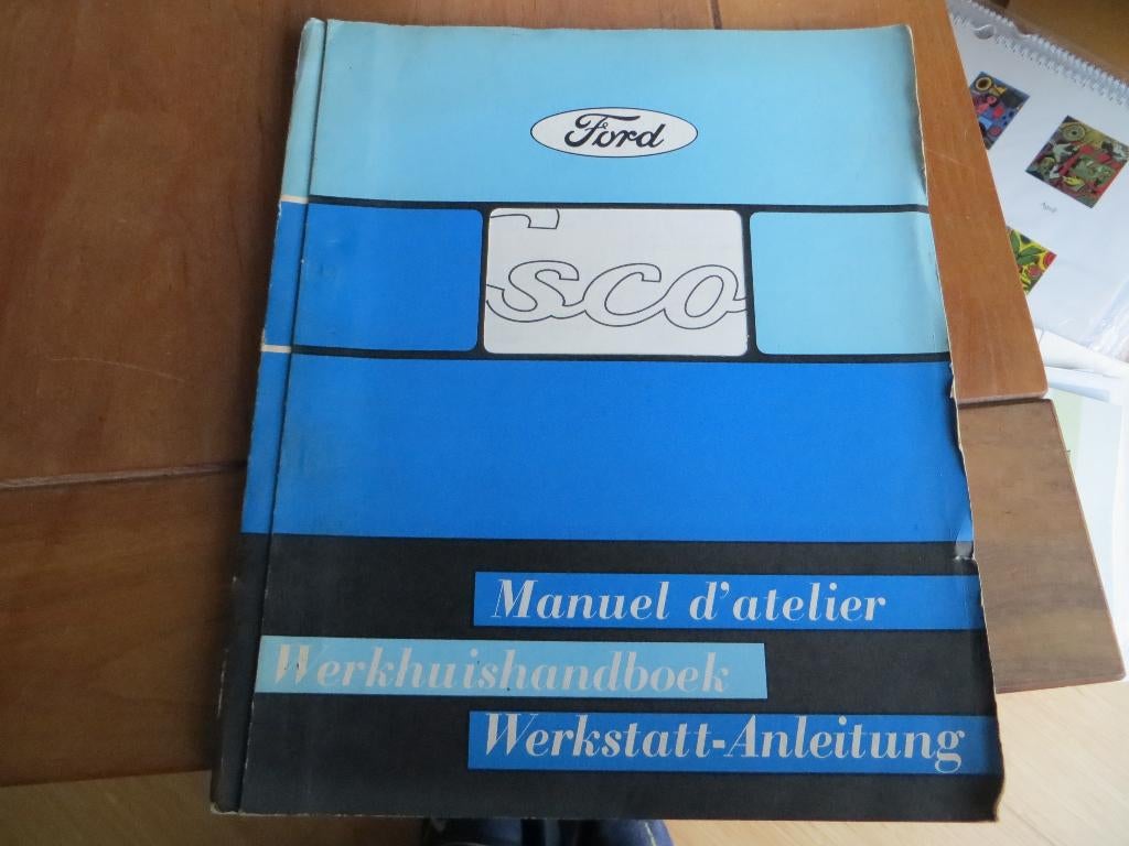 Ford Escort werkplaatshandboek 1968 introductie, Ophalen of Verzenden