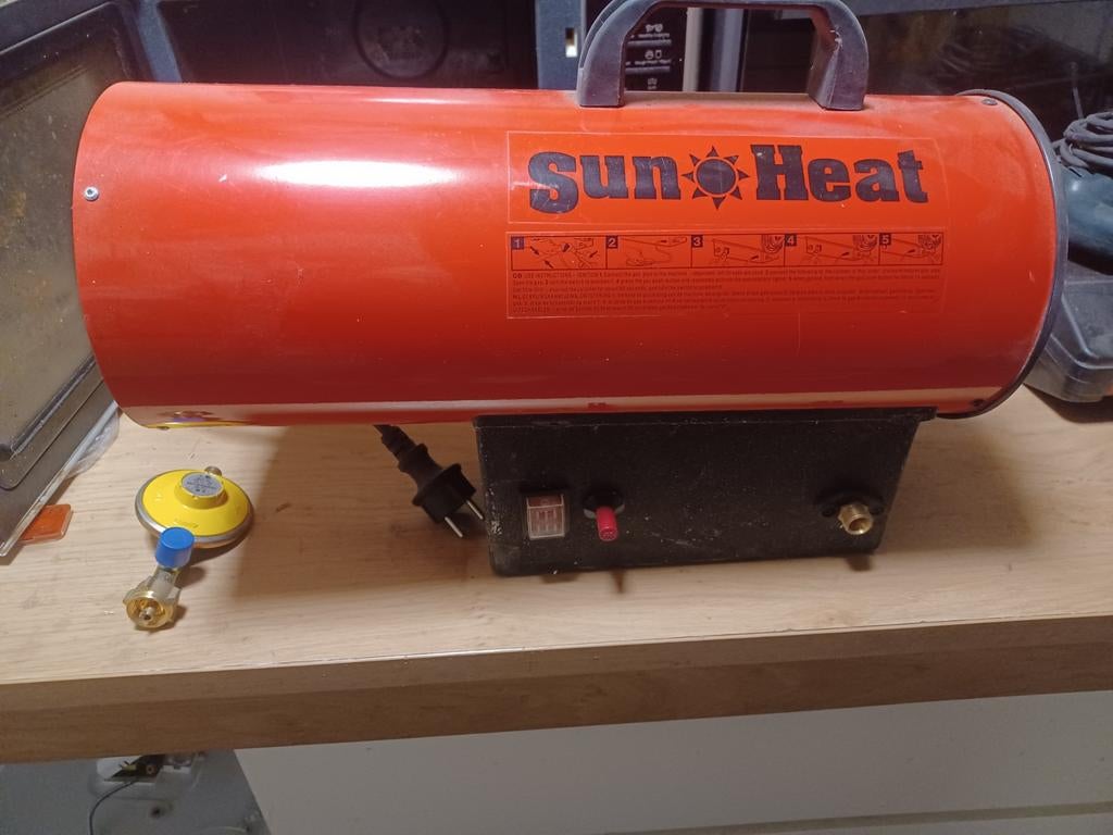 Sun Heat gaskachel/heater - Ideaal voor werkplaats/garage, Ophalen, Gebruikt, Gas, Vrijstaand