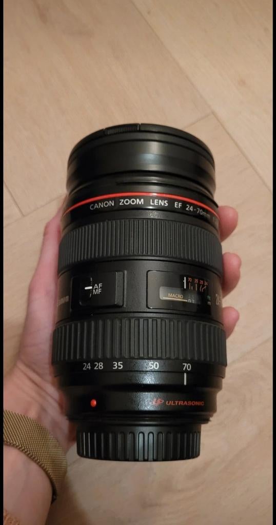 Canon EF 24-70mm f/2.8 I L USM in perfecte staat, Audio, Tv en Foto, Fotografie | Lenzen en Objectieven, Ophalen of Verzenden