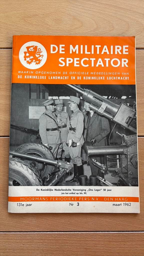 De Militaire Spectator - 1962 nr. 3, Ophalen of Verzenden, Nederland, Boek of Tijdschrift