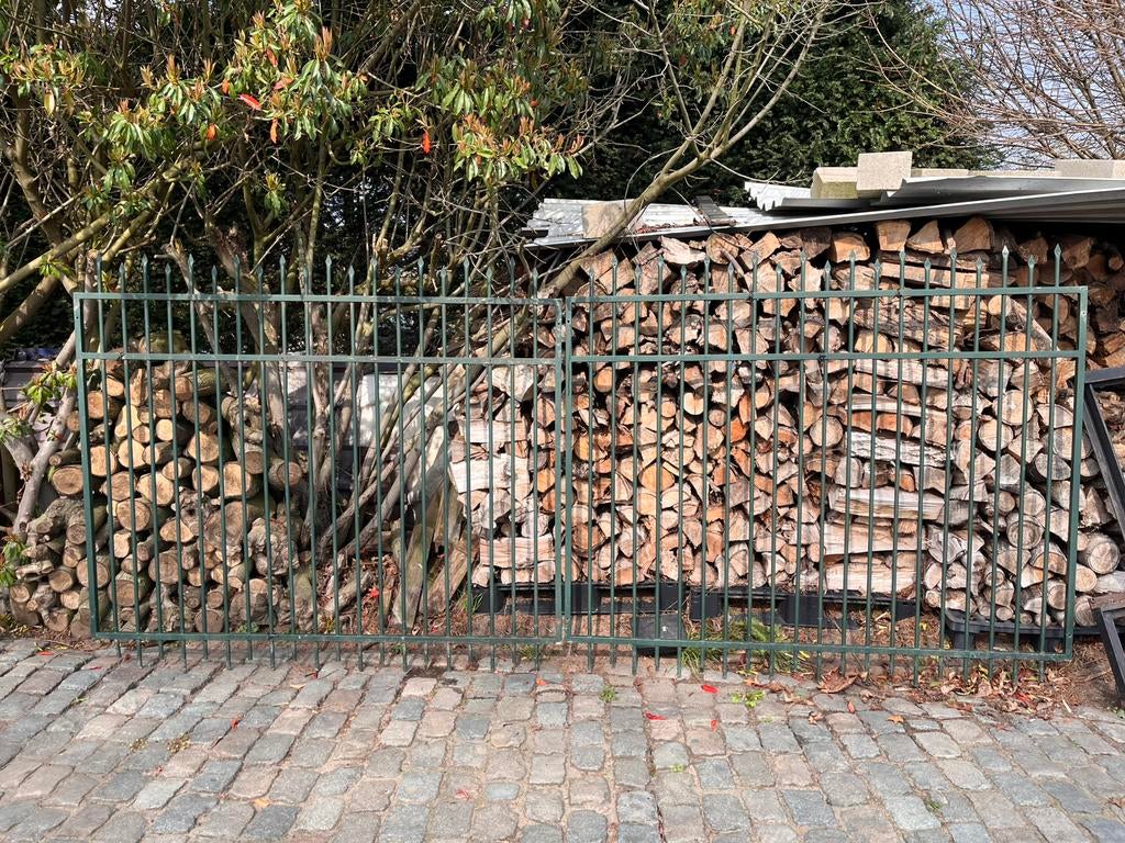 Sierpoort 4x1,8 meter, Ophalen, Zo goed als nieuw, IJzer, Tuinhek