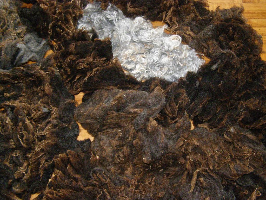 Vervilte stukken gewassen schapenwol vilten wandkleed wol, Hobby en Vrije tijd, Ophalen of Verzenden, Nieuw, Knutselmateriaal