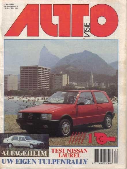 Autovisie 9 1985 : Fiat Uno Turbo ie - Jaguar SS100 - Saab, Ophalen of Verzenden, Gelezen, Algemeen
