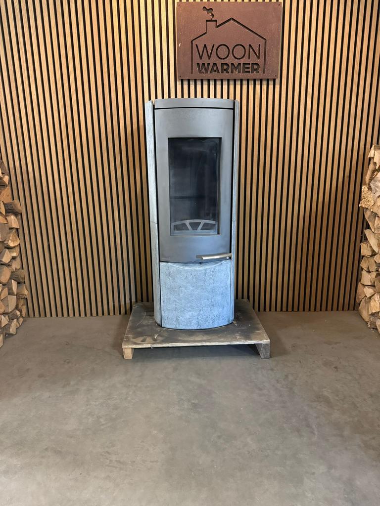 25213 Speksteenkachel Wamsler 7kw, Ophalen, Gebruikt, Houtkachel, Vrijstaand