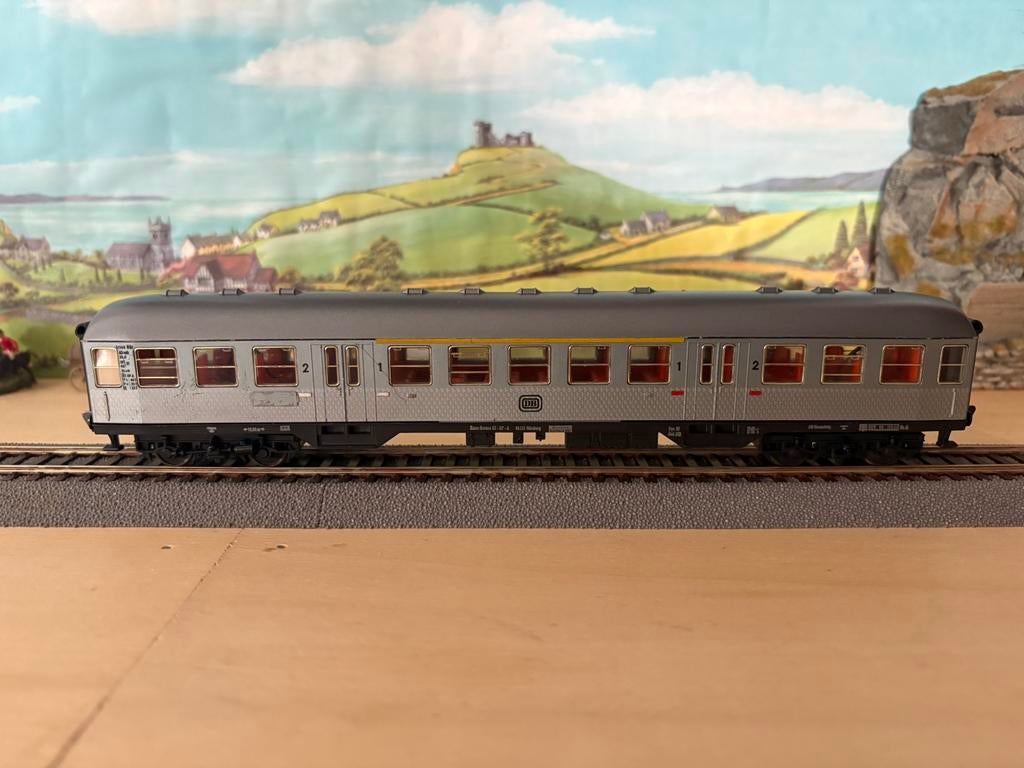 Fleischmann Silberling rijtuig, Gebruikt, Gelijkstroom, Verzenden, Fleischmann