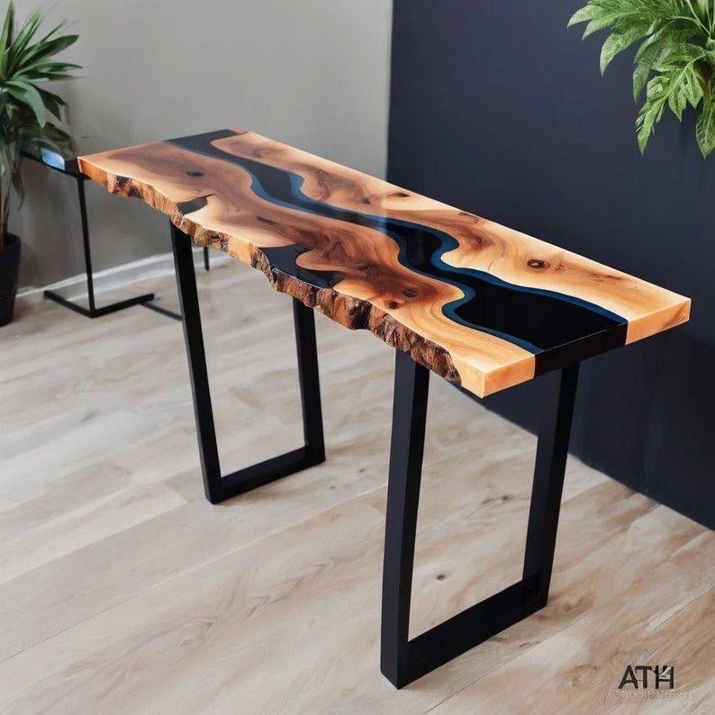 U ook een mooie sidetable maken met of zonderepoxy, Ophalen, 100 tot 150 cm, Nieuw, 25 tot 50 cm