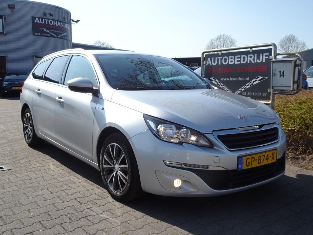 Peugeot 308 SW 1.2i 131PK Automaat (bj 2015), Gebruikt, Euro 6, 1199 cc, Parkeersensor
