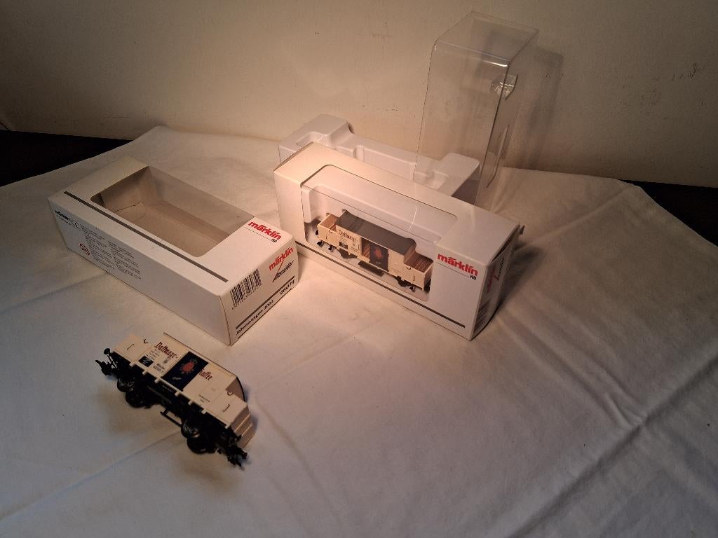 Marklin H0 46074 Materiaalwagen Dallmayr-Kaffee, Hobby en Vrije tijd, Modeltreinen | H0, Wisselstroom, Verzenden, Wagon, Zo goed als nieuw