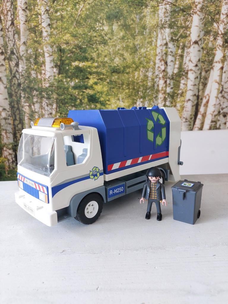 Playmobil Vuilniswagen, Kinderen en Baby's, Speelgoed | Playmobil, Ophalen of Verzenden, Gebruikt, Complete set