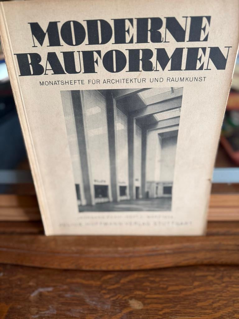 Moderne Bauformen - Ladenmöbel (1929), Ophalen of Verzenden, Zo goed als nieuw, Architectuur algemeen