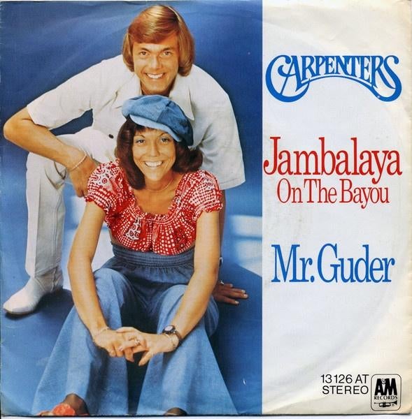 Carpenters – Jambalaya (On The Bayou) / Mr. Guder, Cd's en Dvd's, Vinyl Singles, 7 inch, Single, Ophalen of Verzenden, Zo goed als nieuw