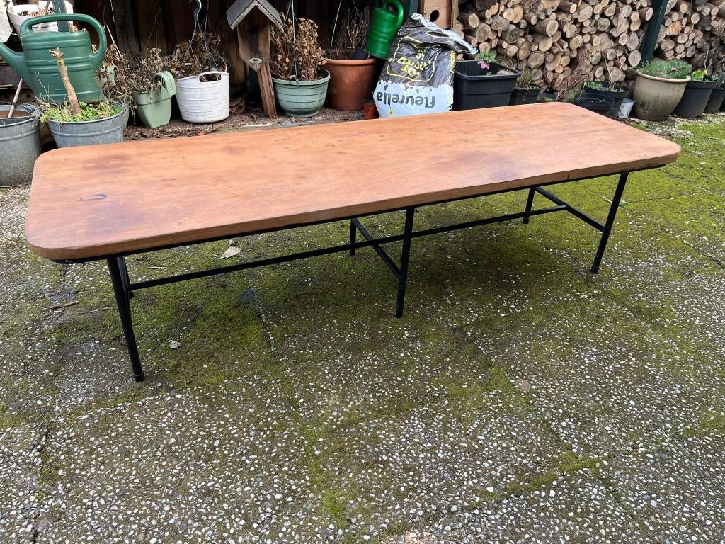 tafeltje, bankje, bijzettafeltje, Huis en Inrichting, Tafels | Bijzettafels, Ophalen, Minder dan 55 cm, Gebruikt, 60 cm of meer