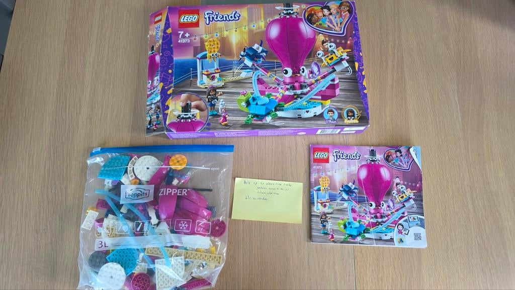 41373 Lego Friends Gave octopusrit inclusief doos, Gebruikt, Friends, Ophalen of Verzenden, Complete set