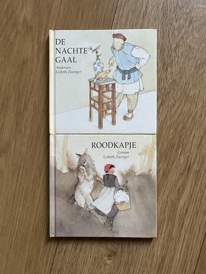 Lisbeth Zwerger Andersen Grimm sprookje Nachtegaal Roodkapje, Boeken, Prentenboeken en Plaatjesalbums, Ophalen of Verzenden, Gelezen