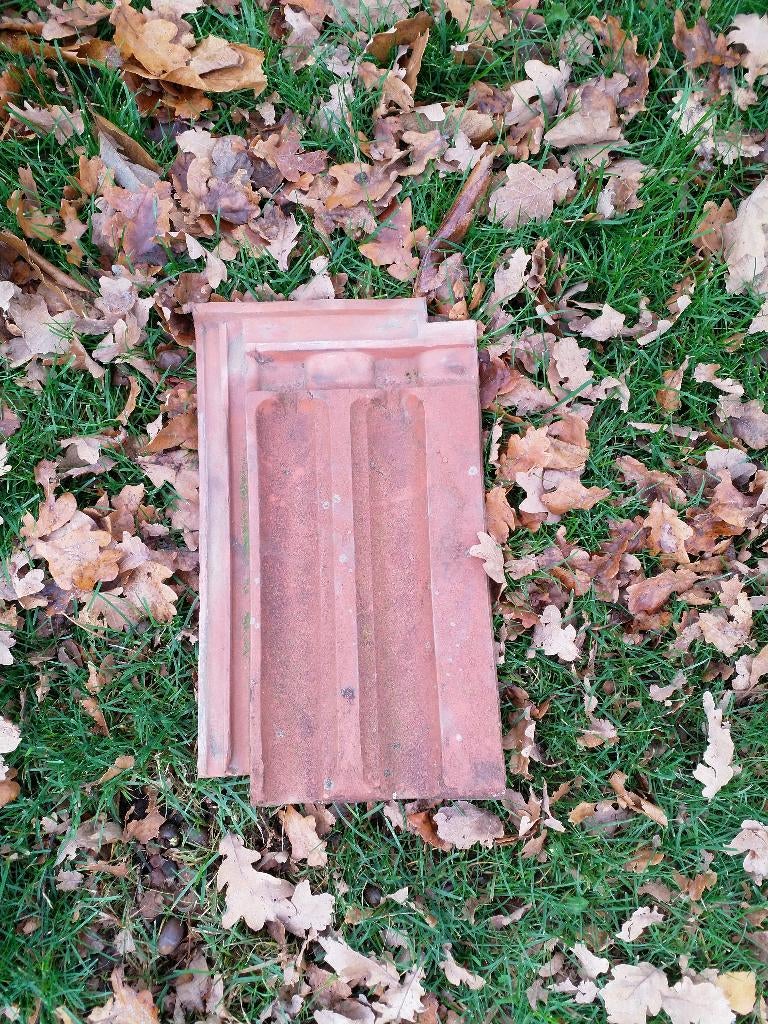 Rode Mulden dakpannen en ventilatiepannen, Doe-het-zelf en Verbouw, Dakpannen en Dakbedekking, Gebruikt, Dakpannen, Steen of Klei