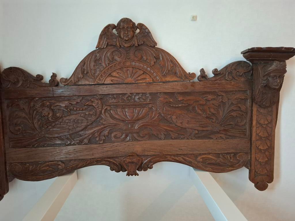Houtsnijwerk, wandpaneel met mooie details, Ophalen of Verzenden