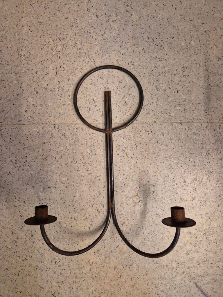 Wandkandelaar, Ophalen of Verzenden, Overige materialen, Minder dan 25 cm