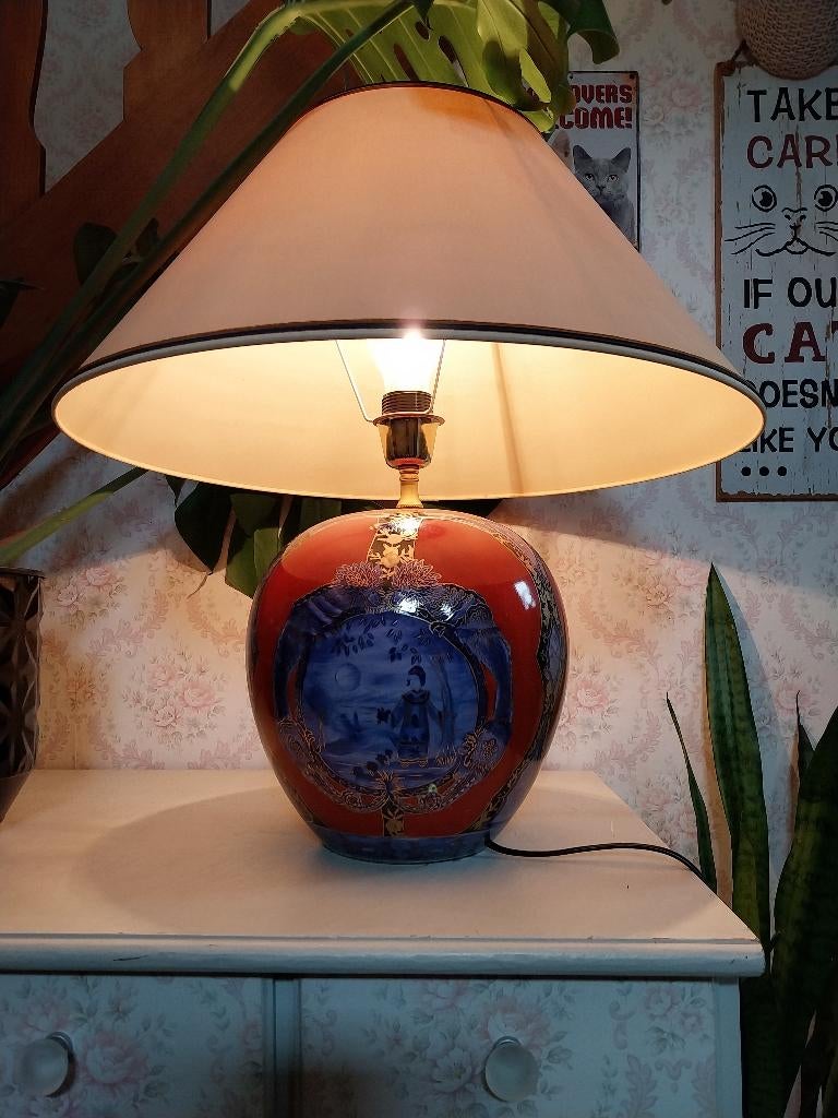 Chinese tafellamp, Antiek en Kunst, Antiek | Lampen, Ophalen