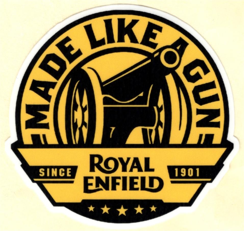 Royal Enfield since 1901 sticker #19, Ophalen of Verzenden