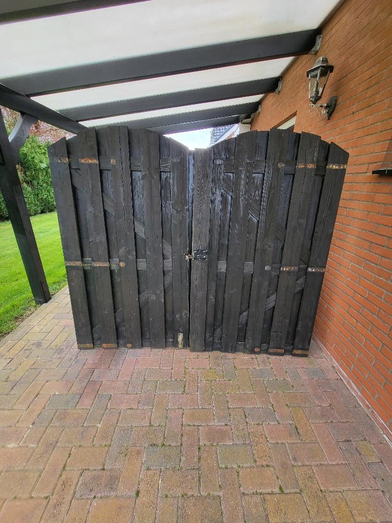 tuindeuren, Gebruikt, Minder dan 200 cm, Buitendeur, Hout