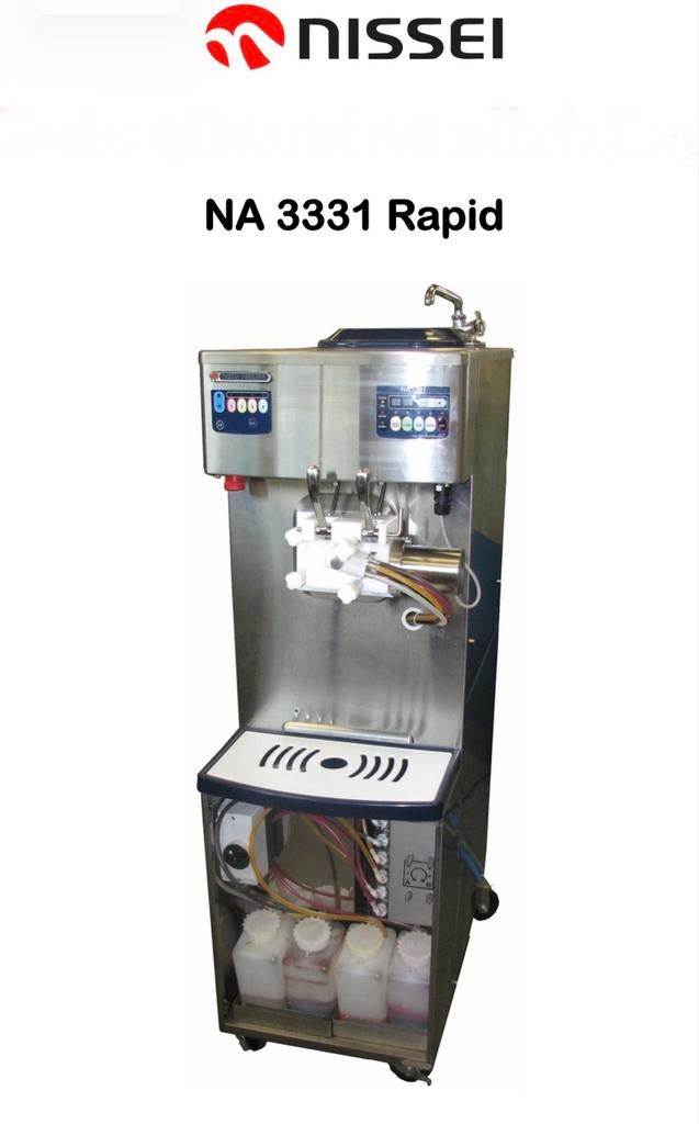 Nissei NA-3331 Softijs & Milkshake machine, Ophalen, Gebruikt