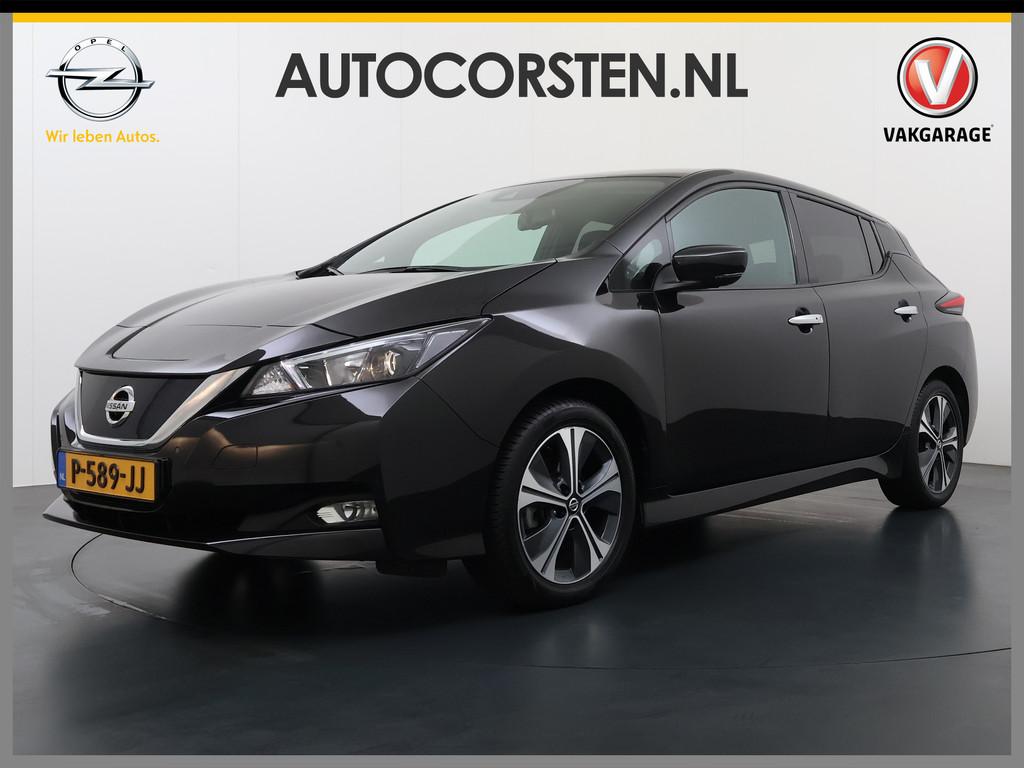 Nissan Leaf N-Connecta 40kWh 360Camera Adap.Cruise Navi Ec, Stof, Gebruikt, Zwart, 150 pk