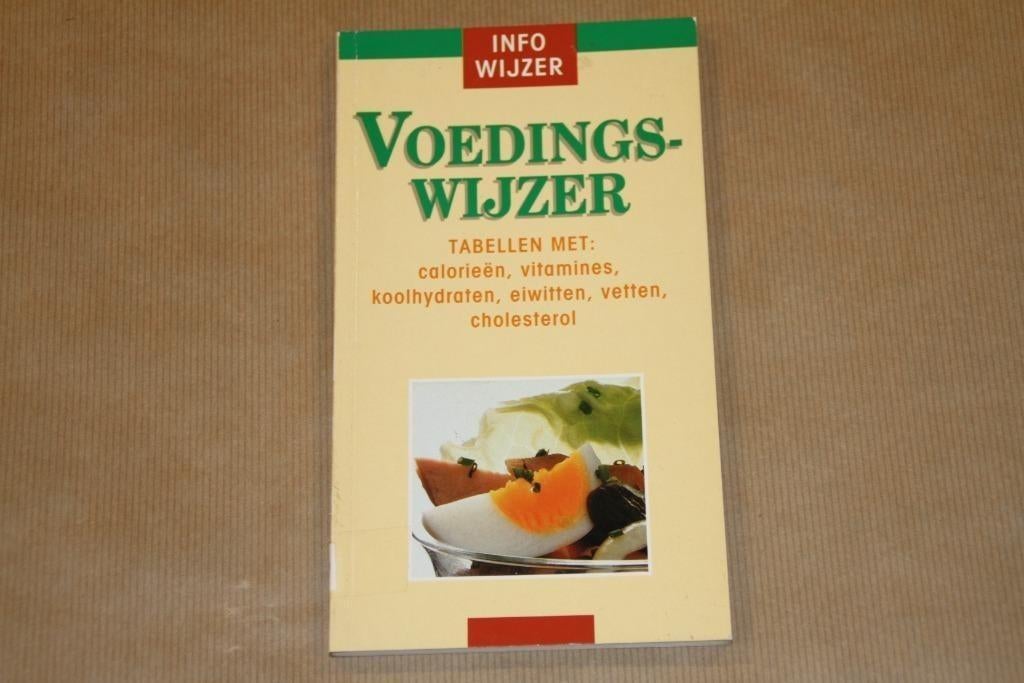 Voedingswijzer Tabellen met calorieën vitamines koolhydr, Boeken, Ophalen of Verzenden, Gelezen