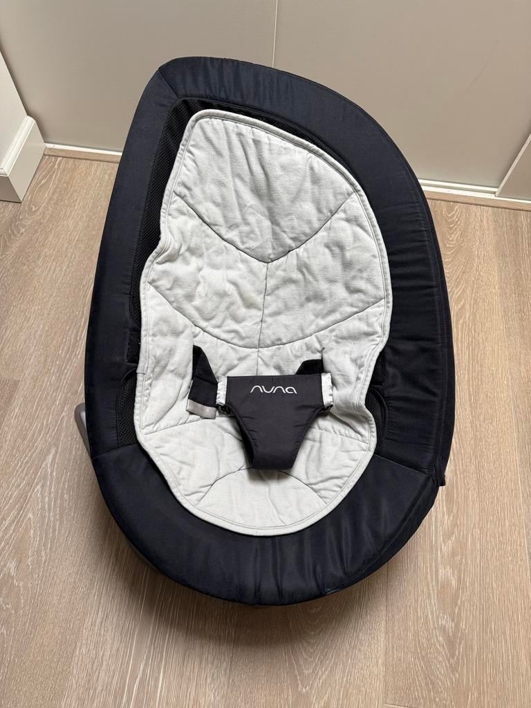Nuna Leaf Wipstoel - Zwart/Grijs, Kinderen en Baby's, Wipstoeltjes, Gebruikt, Wipstoel, Met gordel(s) of riempje(s), Ophalen