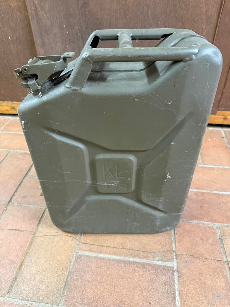 Vintage KL Jerrycan - Origineel Militair Brandstofvat, Ophalen, Landmacht, Nederland, Overige typen