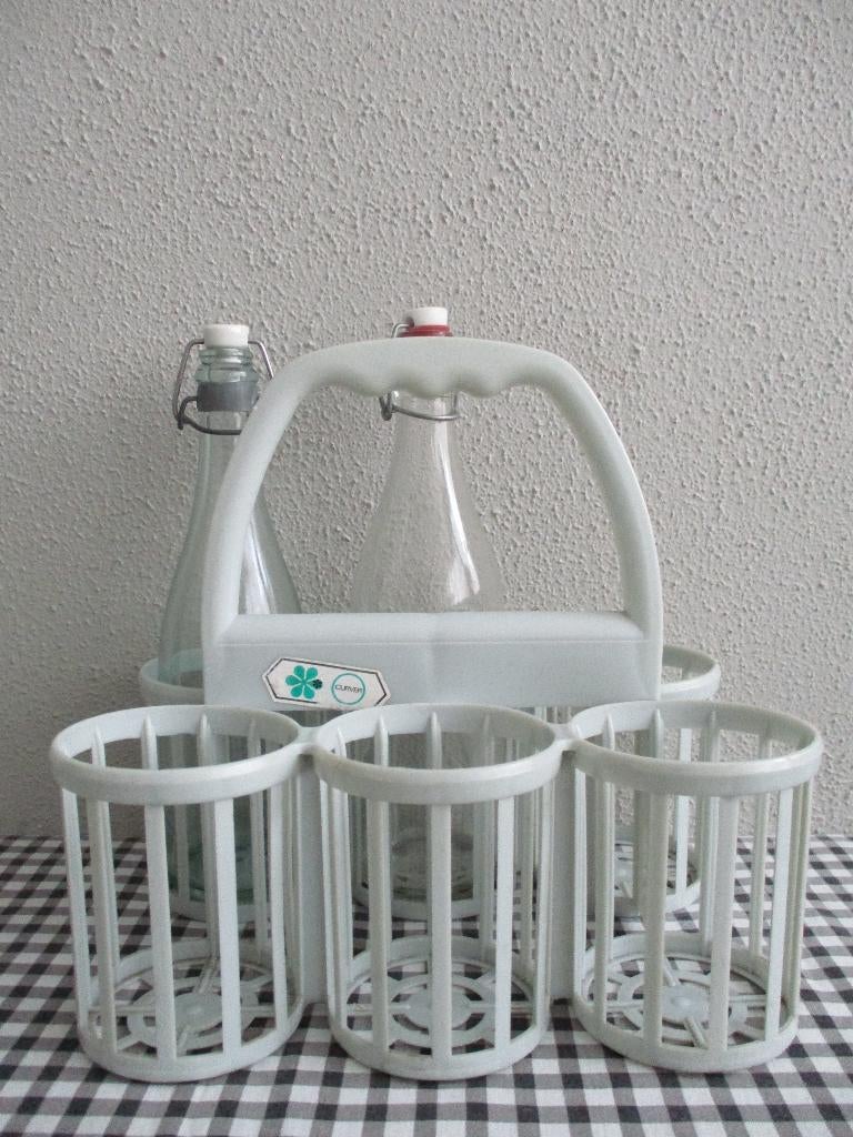 Vintage Flessenrek Retro, Ophalen of Verzenden, Huis en Inrichting