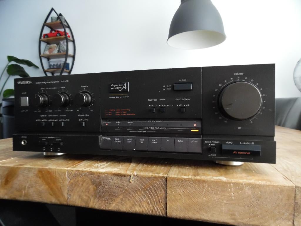 Vintage Technics Computer Drive New Class A amp type SU-V7X, Overige merken, Gebruikt, Ophalen of Verzenden, 120 watt of meer