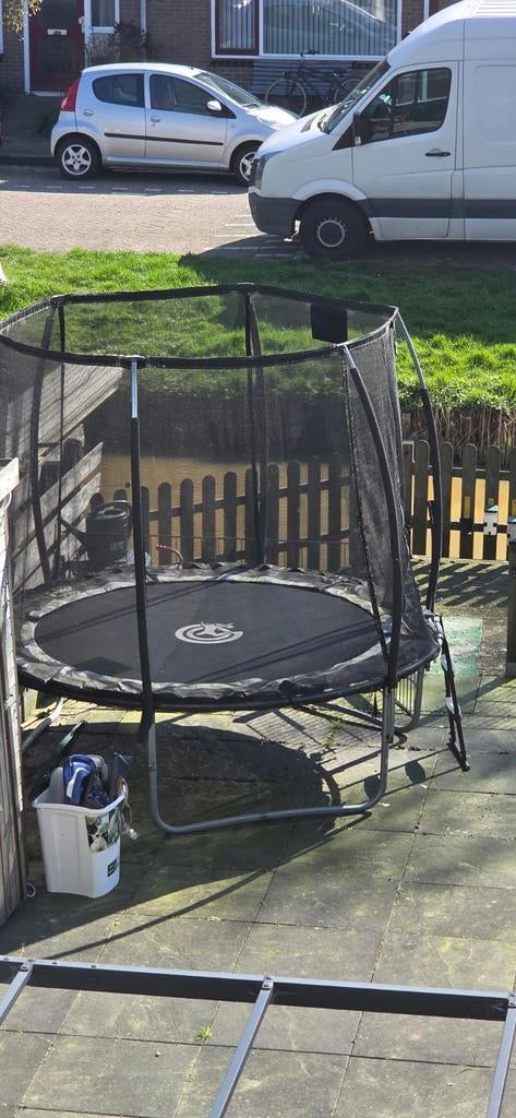 Grote trampoline met veiligheidsnet game on sport, Ophalen, ., Zo goed als nieuw, Game on sport