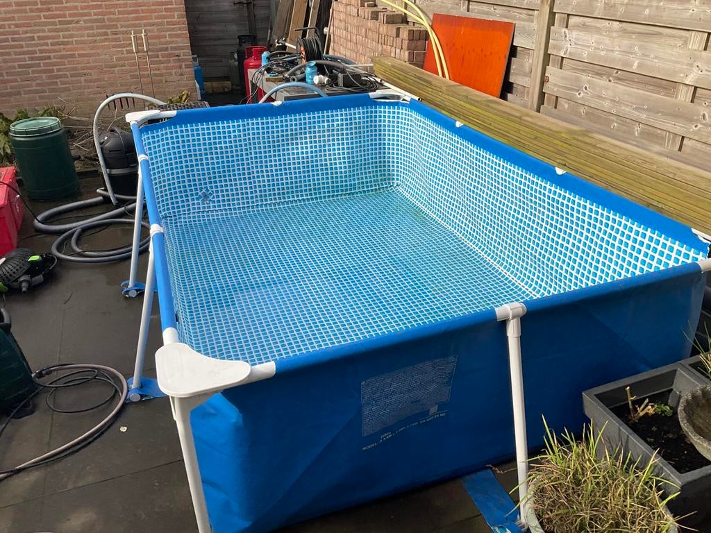 Demontabel zwembad., Ophalen, Minder dan 80 cm, Opzetzwembad, Rechthoekig