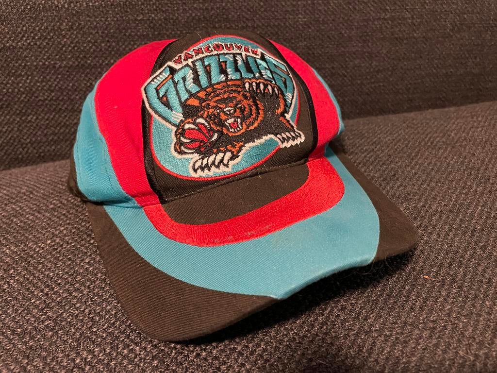 Vintage 90s NBA Grizzlies cap basketball pet sport retro, Ophalen of Verzenden, Overige typen