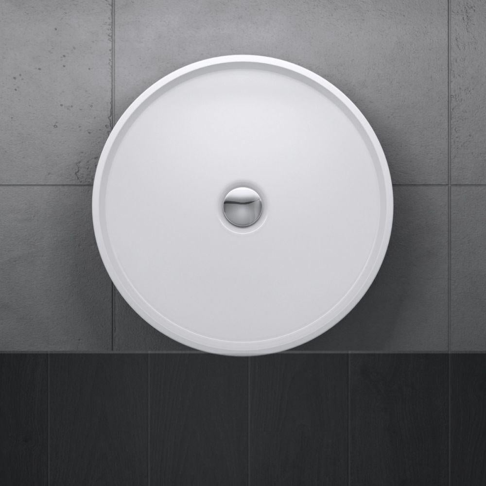 Waskom, wasbak, wastafel, opzetwastafel, wit, C-804, Doe-het-zelf en Verbouw, Verzenden, Nieuw, Wastafel