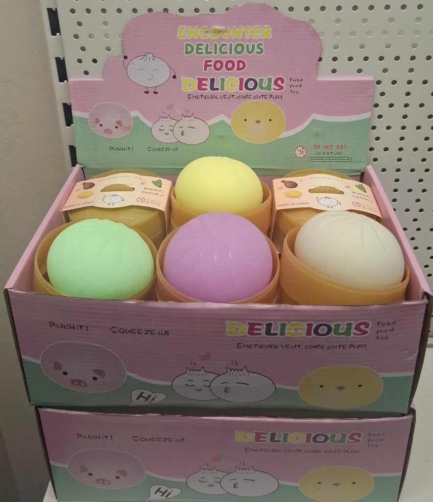 squishy Dumpling xl,  Volle doos van 12 stuks voor 40 euro, Verzamelen, Speelgoed, Ophalen, Nieuw