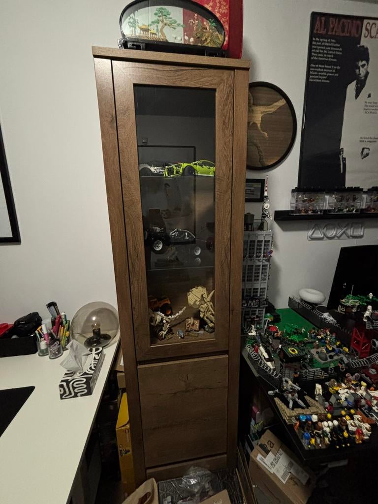 Jysk vitrinekast Vedde, Huis en Inrichting, Minder dan 100 cm, 25 tot 50 cm, 50 tot 100 cm, Ophalen of Verzenden