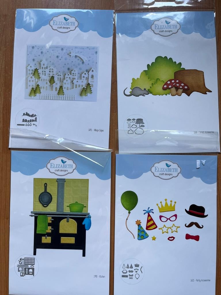 Elizabeth Craft Designs ECD dorp, natuur, keuken, feest, Ophalen of Verzenden, Zo goed als nieuw, Overige thema's, Pons of Mal